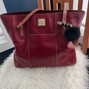 Dooney & Bourke Red Leather Tote